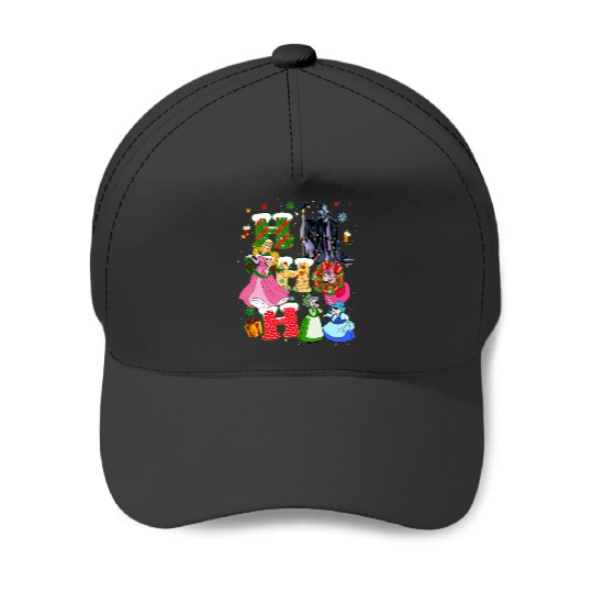 Disney Sleeping Beauty Christmas Vintage Baseball Caps, Princess Aurora HoHoHo Christmas Baseball Caps
