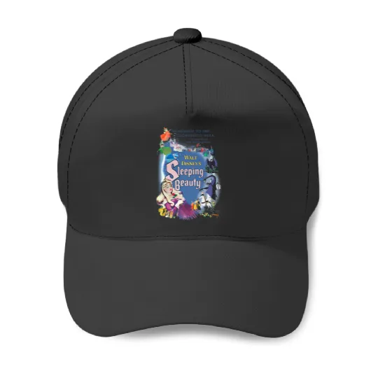 Retro Disney Sleeping Beauty Baseball Caps, Aurora and Prince Philip Baseball Caps