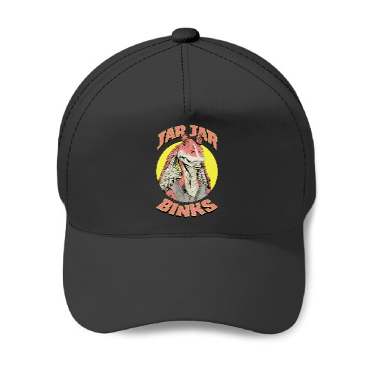 Retro Team Jar Jar Binks Funny Star Wars Fan  Baseball Caps, Vintage Star Wars Galaxy's Edge Baseball Caps, Disneyworld Baseball Caps