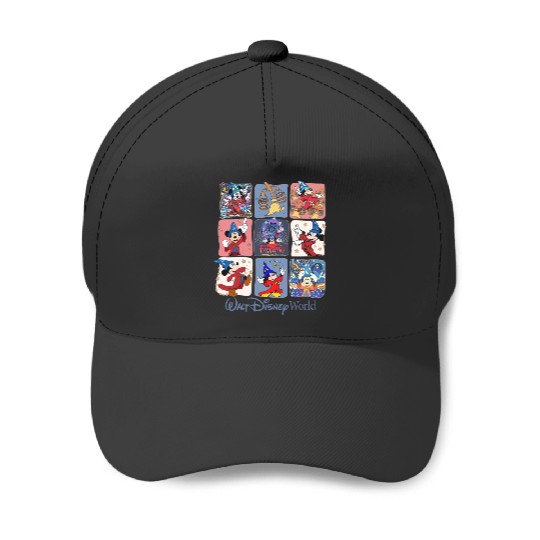 Disney Fantasia Sorcerer Mickey Baseball Caps, Disney Trip Family Baseball Caps, Mickey Magical Baseball Caps