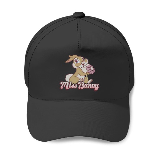 Disney Bambi Miss Bunny Floral Portrait Baseball Caps, Flower And Thumper Baseball Caps