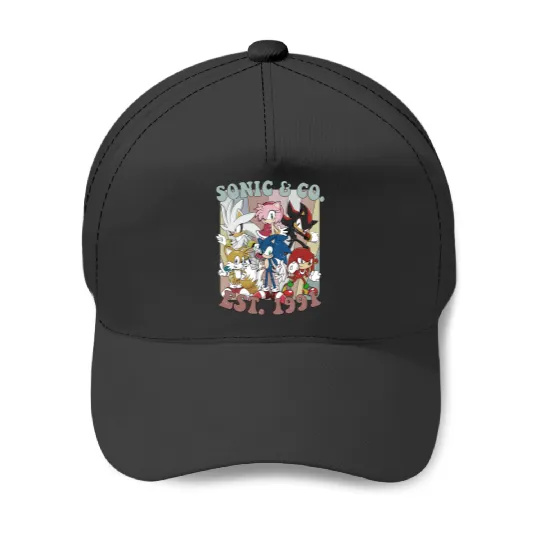 Discover Vintage Disney Sonic And Co 1991 Colors Baseball Caps