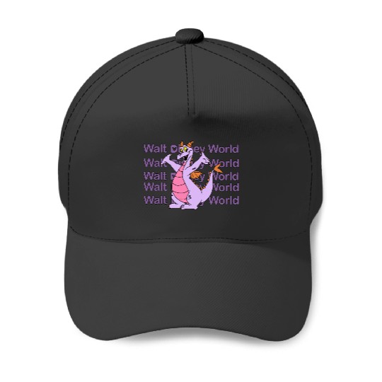 Figment Baseball Caps, Disney Epcot Baseball Caps, Purple Dragon Baseball Caps