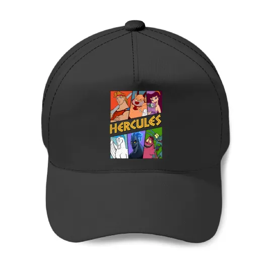 Vintage Hercules Baseball Caps Disney Hercules Megara Hades Baseball Caps