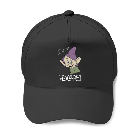 I'm So Dope Baseball Caps - Dopey Baseball Caps - Seven Dwarfs Baseball Caps - Snow White - Disney Baseball Caps
