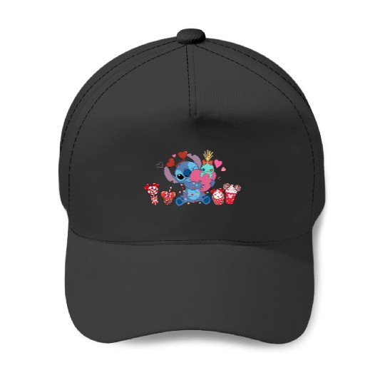 Disney Stitch Valentine Baseball Caps, Womens Valentines Day