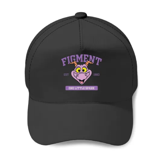 Disney Figment Baseball Caps, Epcot Figment Baseball Caps, Figment Est 1983 Baseball Caps