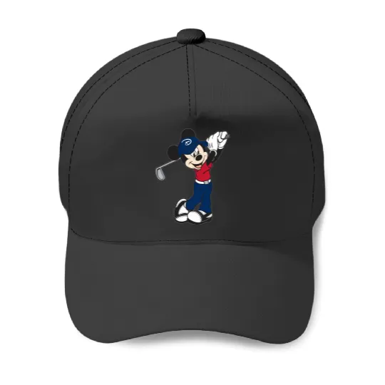 Mickey Golf Baseball Caps, Disney Unisex Baseball Caps, Disney Family Matching Baseball Caps
