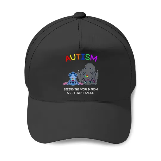 Autism Awareness Baseball Caps | Stitch and Toothless Autism Baseball Caps | Disney Autism Baseball Caps