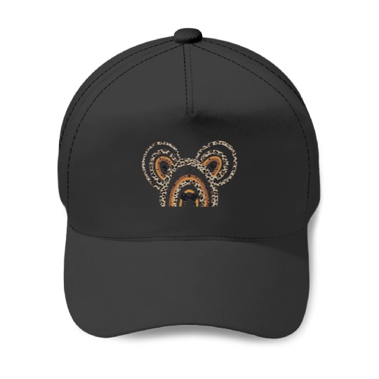 Disney Cheetah rainbow Mickey Ear Baseball Caps
