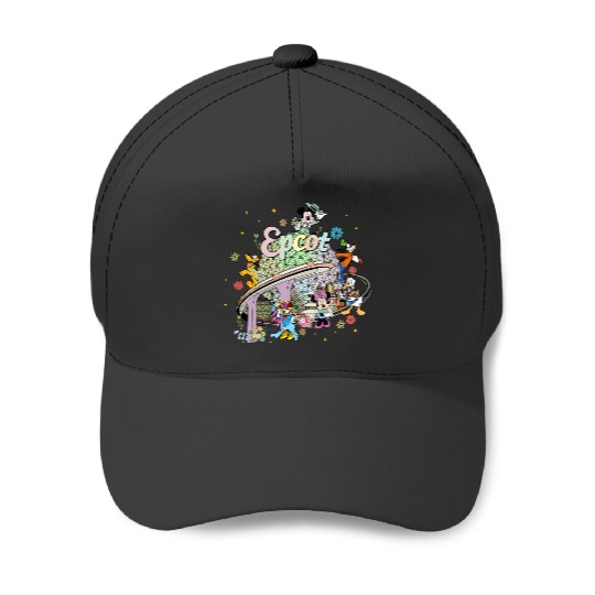 Disney Epcot Baseball Caps, Vintage Epcot 1982 Baseball Caps, Vintage Disney Baseball Caps