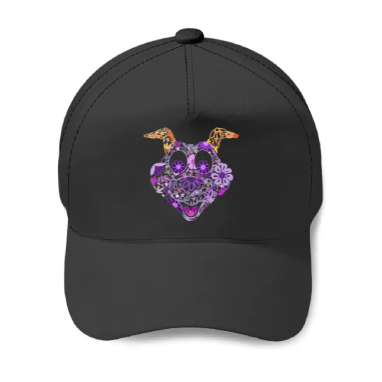 Figment Baseball Caps, Disney Figment Baseball Caps, Figment Flower and Garden