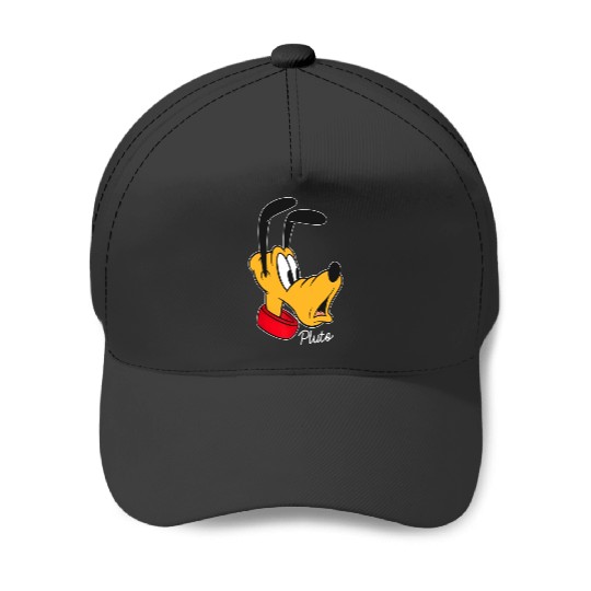 Disney Mickey And Friends Pluto Big Face Baseball Caps, Disney Pluto Baseball Caps, Pluto And Friends Baseball Caps