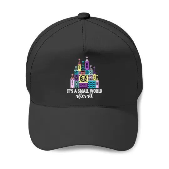 It's A Small World After All Baseball Caps, Small World Baseball Caps, Disneyland Baseball Caps, Disney World Baseball Caps