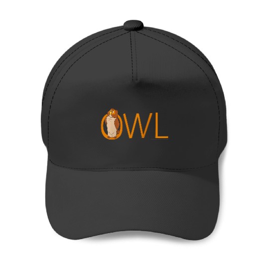 Disneyss Winnie The Pooh Owl Classic Lettering Baseball Caps
