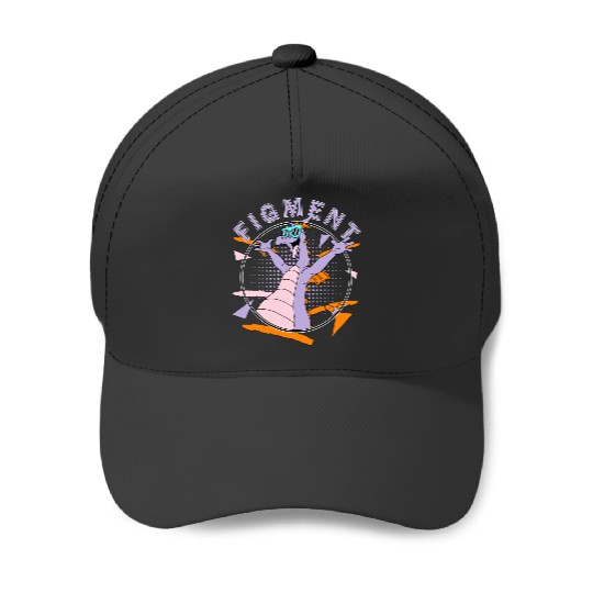 Disney Figment Retro 90's Portrait Baseball Caps,Epcot Figment Baseball Caps