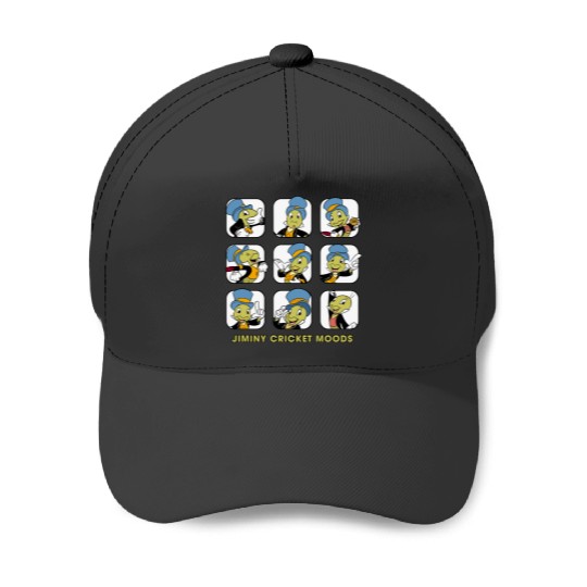 Disney Jiminy Cricket Moods Baseball Caps, Disney Pinocchio Baseball Caps