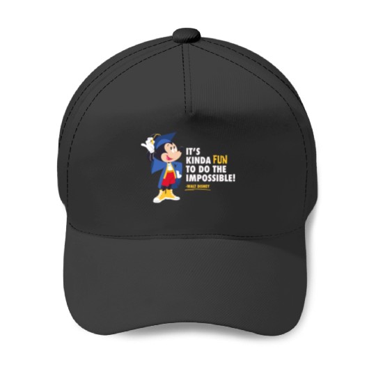 Disney Mickey Mouse Graduation New Grad Do the Impossible Baseball Caps