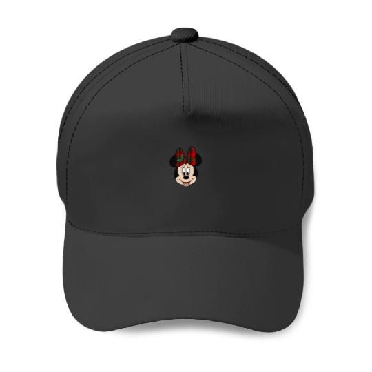 Disney Mickey And Friends Christmas Minnie Mistletoe Bow Baseball Caps