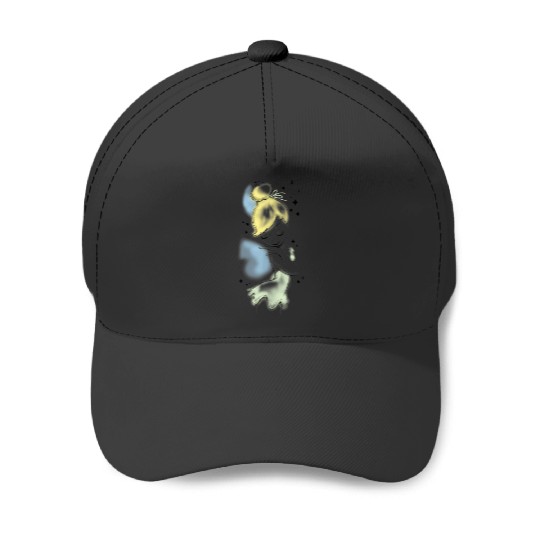 Disney Peter Pan Tinkerbell Airbrush Style Sketc Baseball Caps