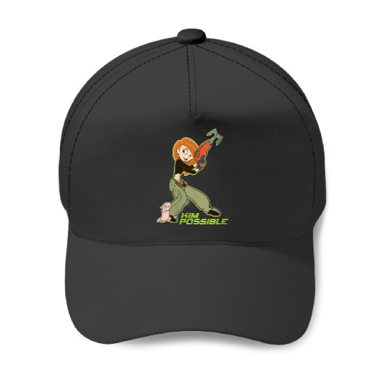 Disneyss Kim Possible Kim Grappling Hook Poster Baseball Caps