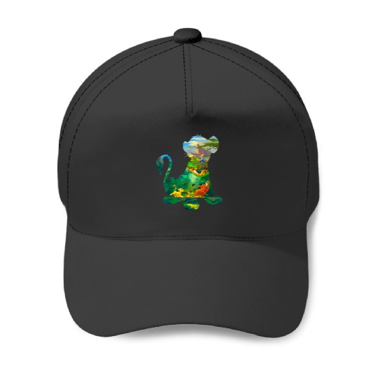 Disney Lion King Simba Silhouette Graphic Baseball Caps