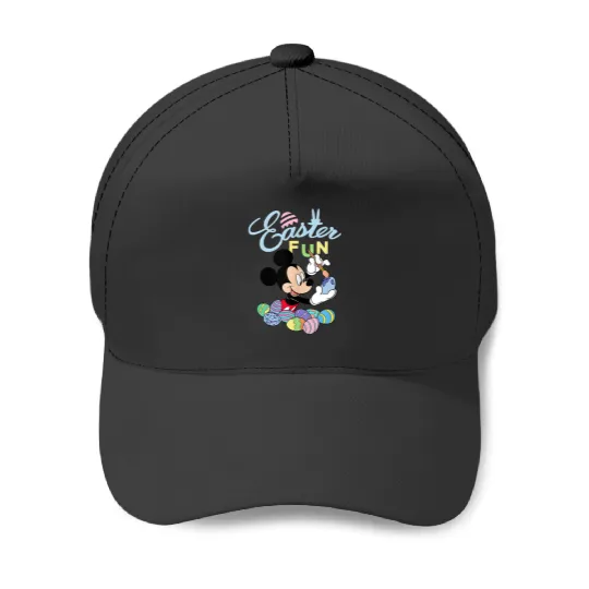 Disney Mickey Mouse Easter Fun Painting Eggs 9169 Baseball Caps