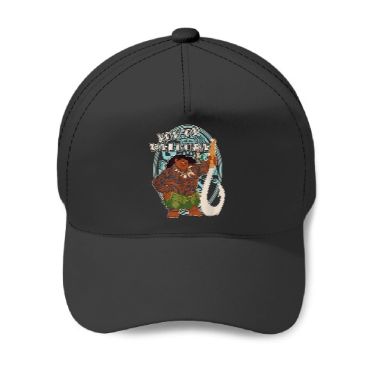 Disney Moana Maui You're Welcome Tribal Frame Chest Portrait Baseball Caps