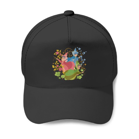 Disney Princess - Sleeping Beauty Flora Fauna Merryweather Baseball Caps