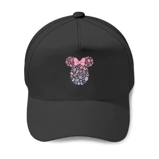 Disney Minnie Mouse Pink Gradient Easter Egg 8659 Baseball Caps
