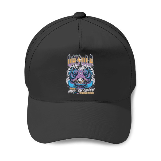 Disney Villains The Little Mermaid Ursula World Tour Band Baseball Caps
