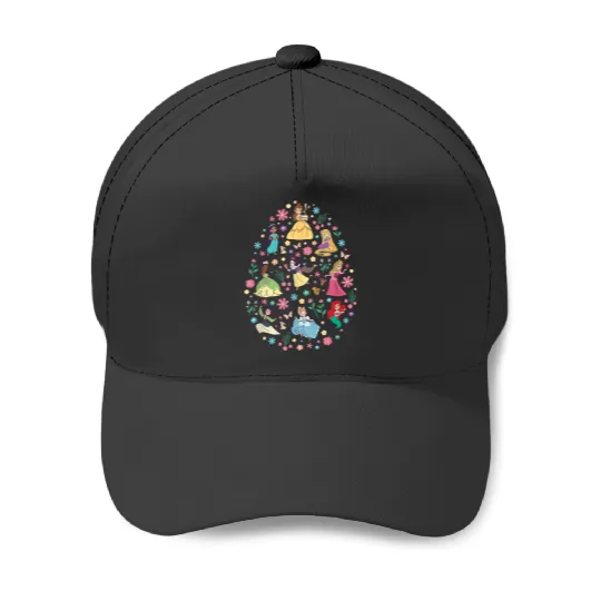 Disneyssss Princess Springs Flower Filled Easter Egg Baseball Caps