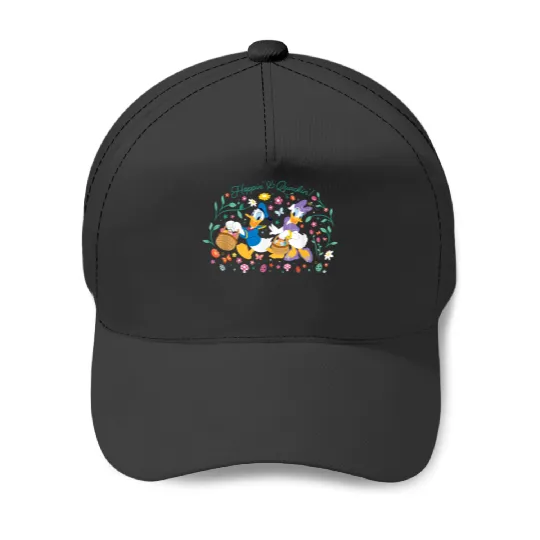 Disneyssss Donald Duck And Daisy Duck Easter Hoppin Quackin Baseball Caps