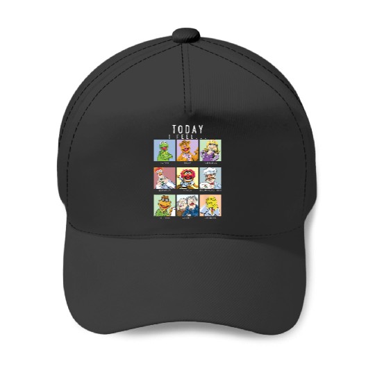 Disney The Muppets Today I Feel Box Up Character Portraits Baseball Caps