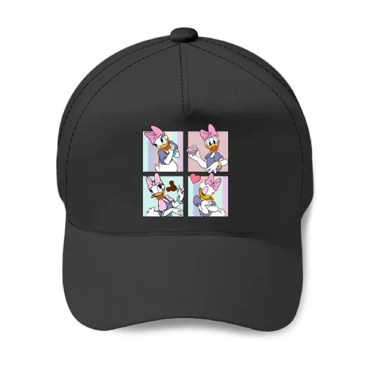 Disney Daisy Duck  Baseball Caps, Disney Girls Baseball Caps, Disney Aesthetic Baseball Caps, Disneyworld Baseball Caps, Disneyland Baseball Caps