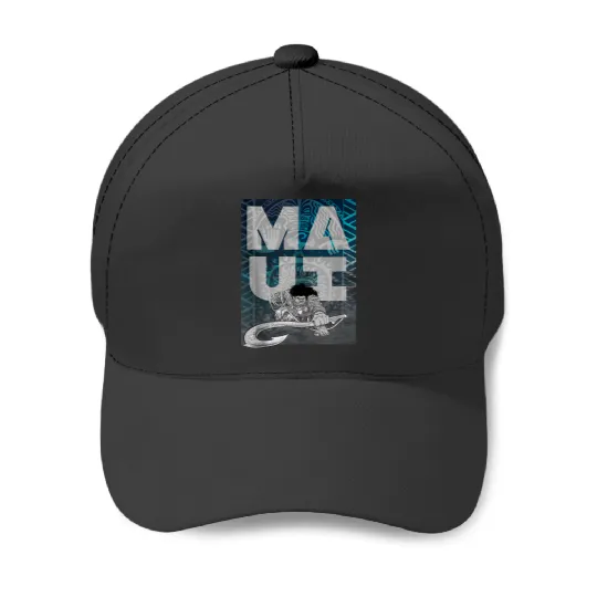 Disneyss Moana Maui Tattoo Style Letter Stack Portrait Baseball Caps