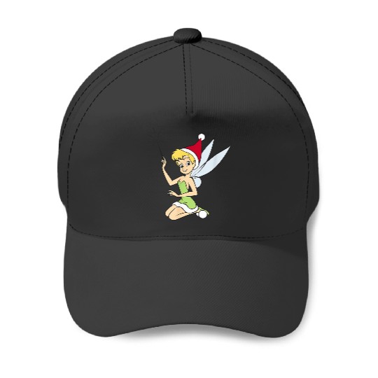 Disneyss Peter Pan Tinker Bell Christmas Fairy Santa Hat Baseball Caps