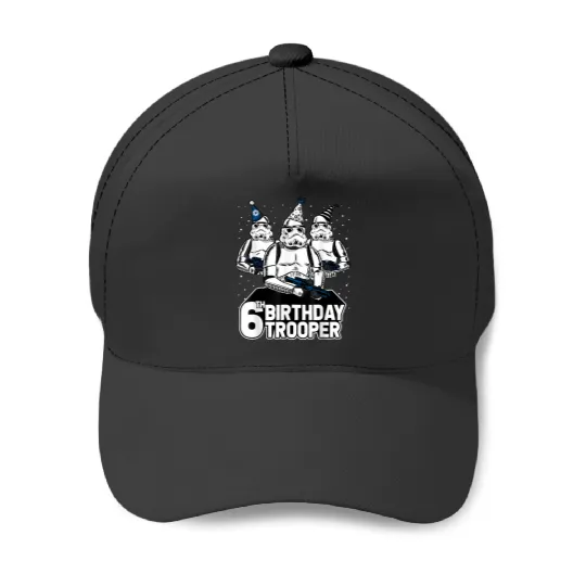 Star Warss Stormtrooper Party Hats Trio 6th Birthday Disneyss+ Baseball Caps