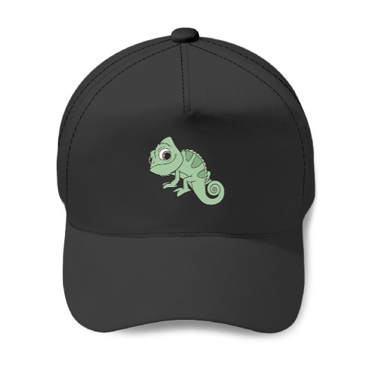Disney Tangled Pascal Cute Pose Left Chest Pocket Logo Baseball Caps