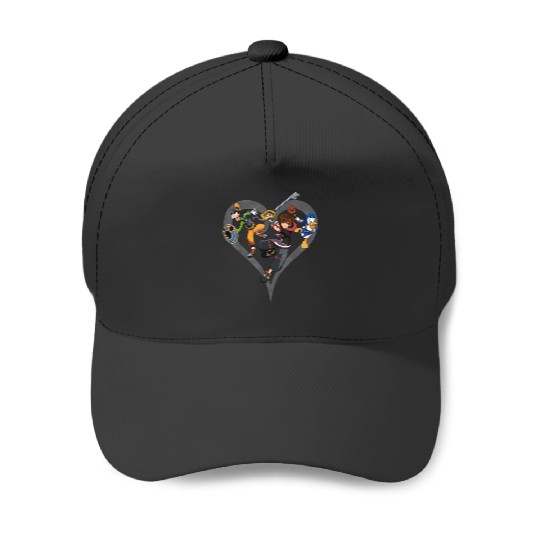 Disney Kingdom Hearts Sora Donald Goofy Action Po Baseball Caps