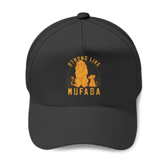 Disney Lion King Strong Like Mufasa Simba Graphic T-Shirt T-Shirt Baseball Caps