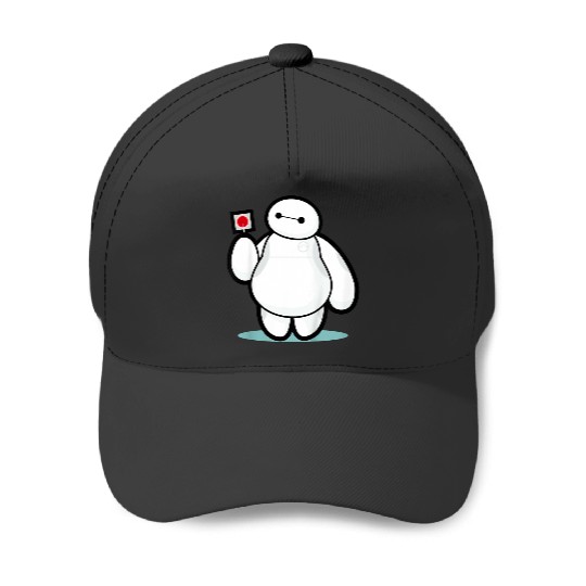 Disney Big Hero 6 Baymax With Lollipop Cute Shot Baseball Caps