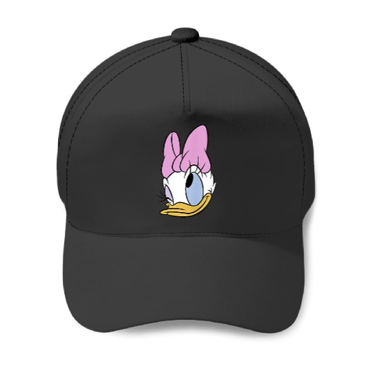 Disney Mickey And Friends Daisy Duck Face Small Pocket Logo Baseball Caps