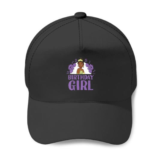 Kids Disney Princess Tiana Birthday Girl Baseball Caps
