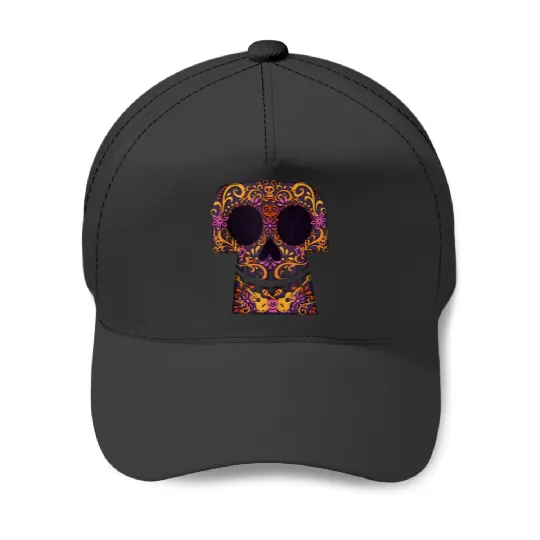 Disneyss Pixars Coco Collage Skull Halloween Baseball Caps