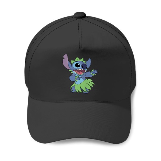 Disney Lilo Stitch Hula Dance Stitch Small Pocket Logo Baseball Caps