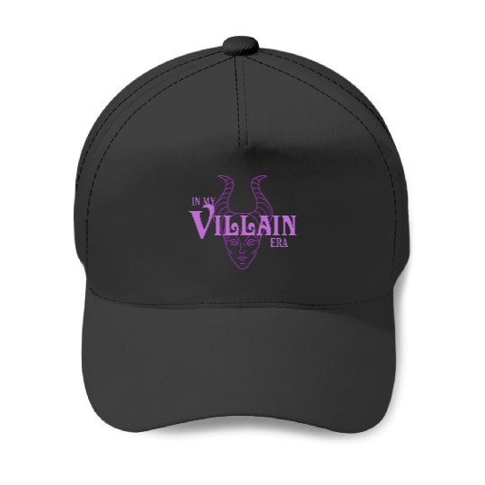 Disney Villains In My villain eras Maleficent Text Logo Baseball Caps