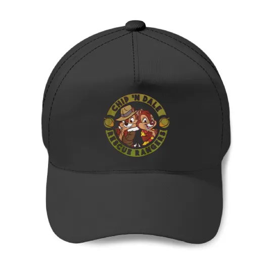 Disneyss Chip 'n Dale Rescue Rangers Logo Baseball Caps