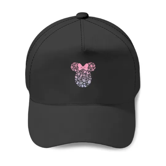 Disney Minnie Mouse Pink Gradient Easter Egg Sho Baseball Caps
