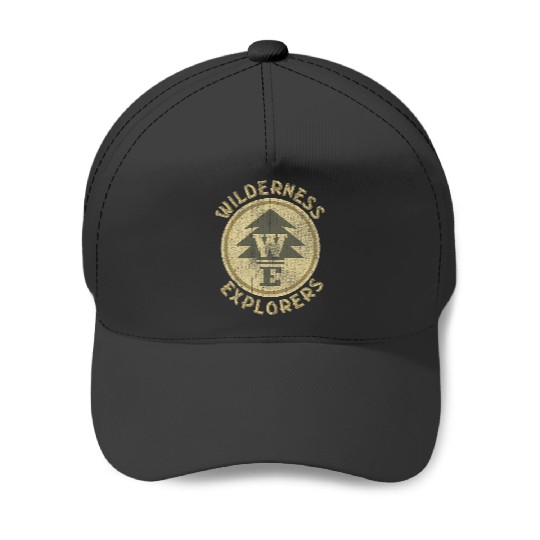 Disney Pixars Up Distressed Wilderness Explorer Emblem Baseball Caps
